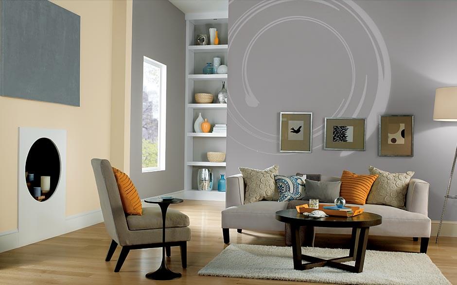painting modern living room