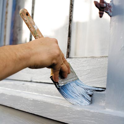 Painting your house in winter